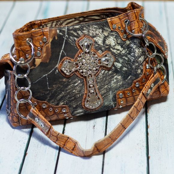 Handbags - Cross Camo Bag